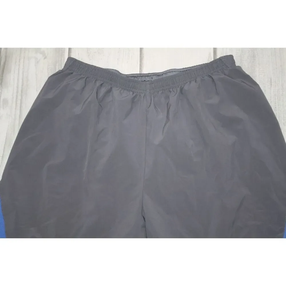 Nike Dri-FIT Athletic Running Shorts Lined Gray/Blue XL (RN# 56323 CA# 05553)